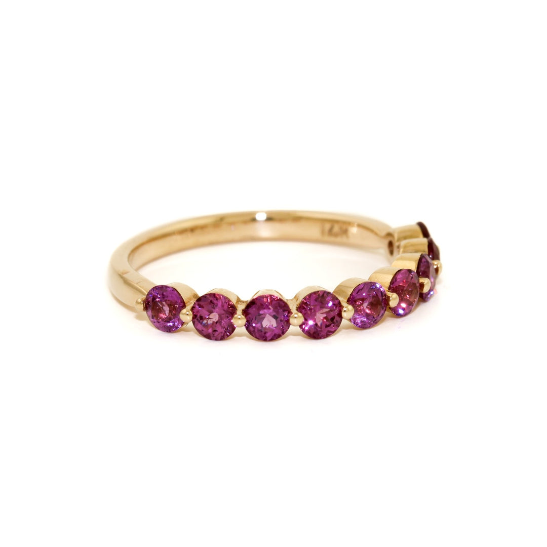 Purple Garnet Row Ring - Kingdom Jewelry