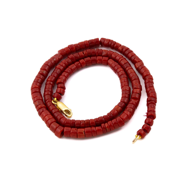Red Coral Beaded Necklace - Kingdom Jewelry