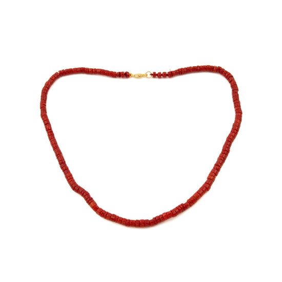 Red Coral Beaded Necklace - Kingdom Jewelry