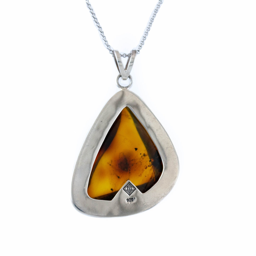 Rich Tone Amber Pendant - Kingdom Jewelry