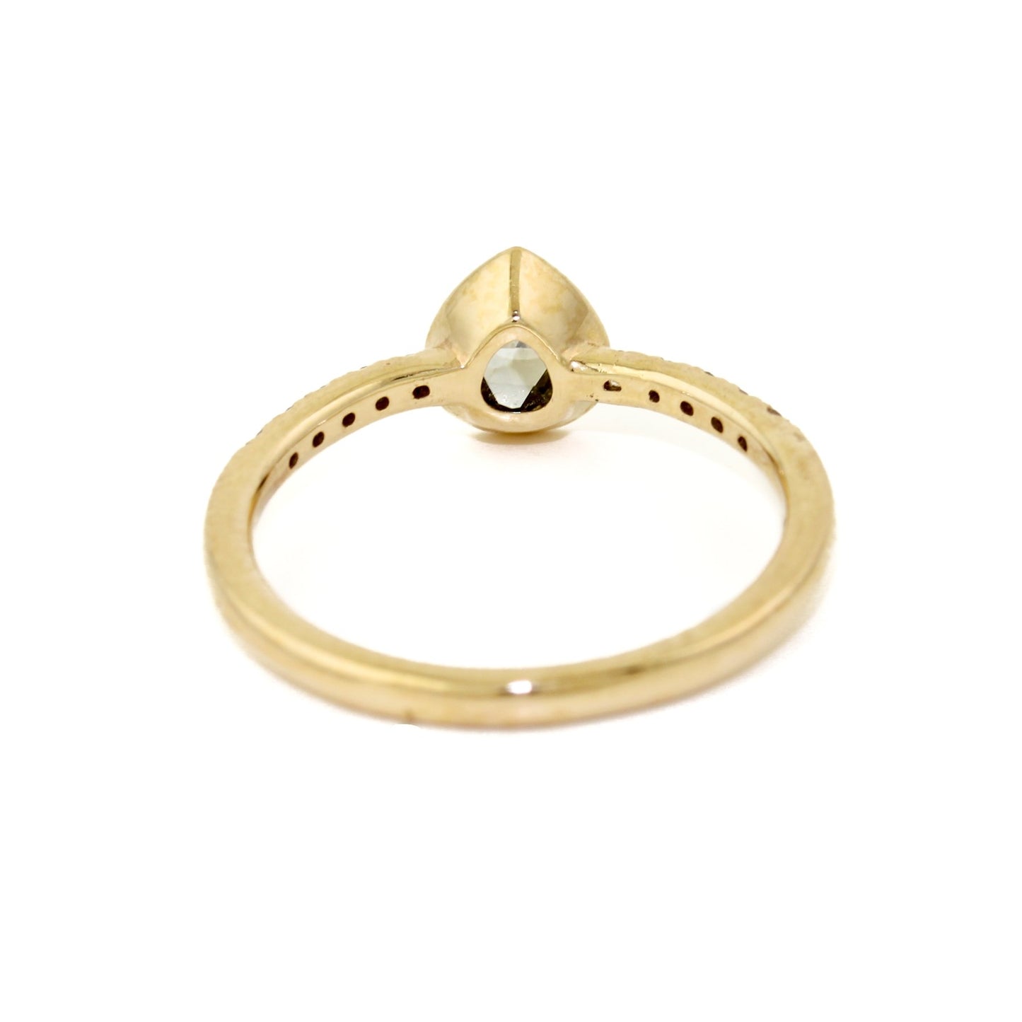 Rose Cut Diamond Ring with Pave - Kingdom Jewelry
