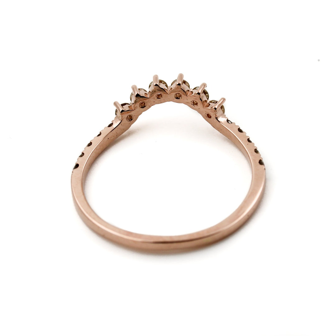 Rose Gold Champagne Diamond Suite - Kingdom Jewelry