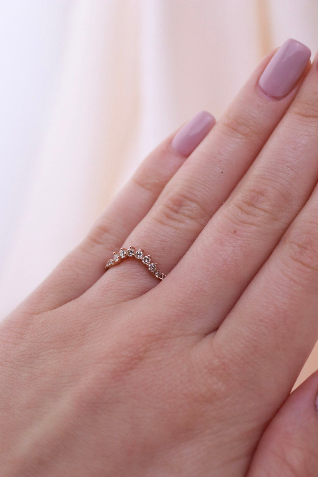 Rose Gold Champagne Diamond Suite - Kingdom Jewelry