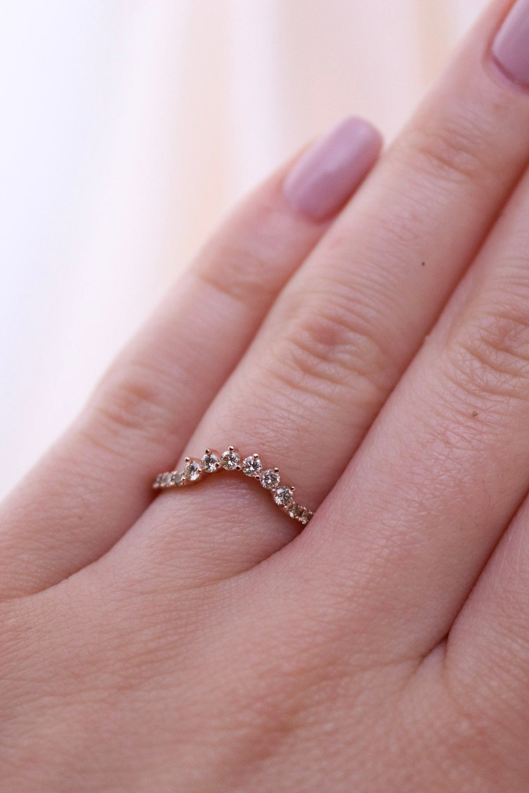 Rose Gold Champagne Diamond Suite - Kingdom Jewelry