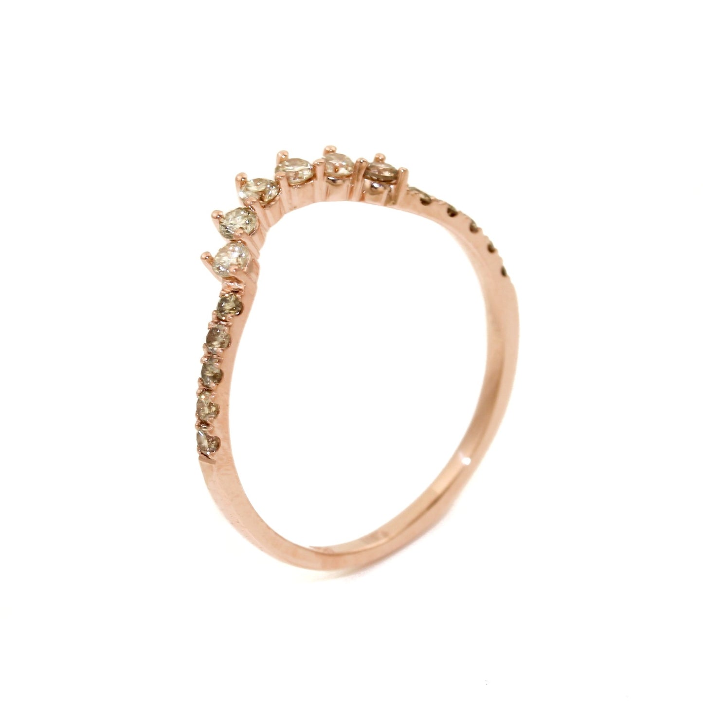 Rose Gold Champagne Diamond Suite - Kingdom Jewelry