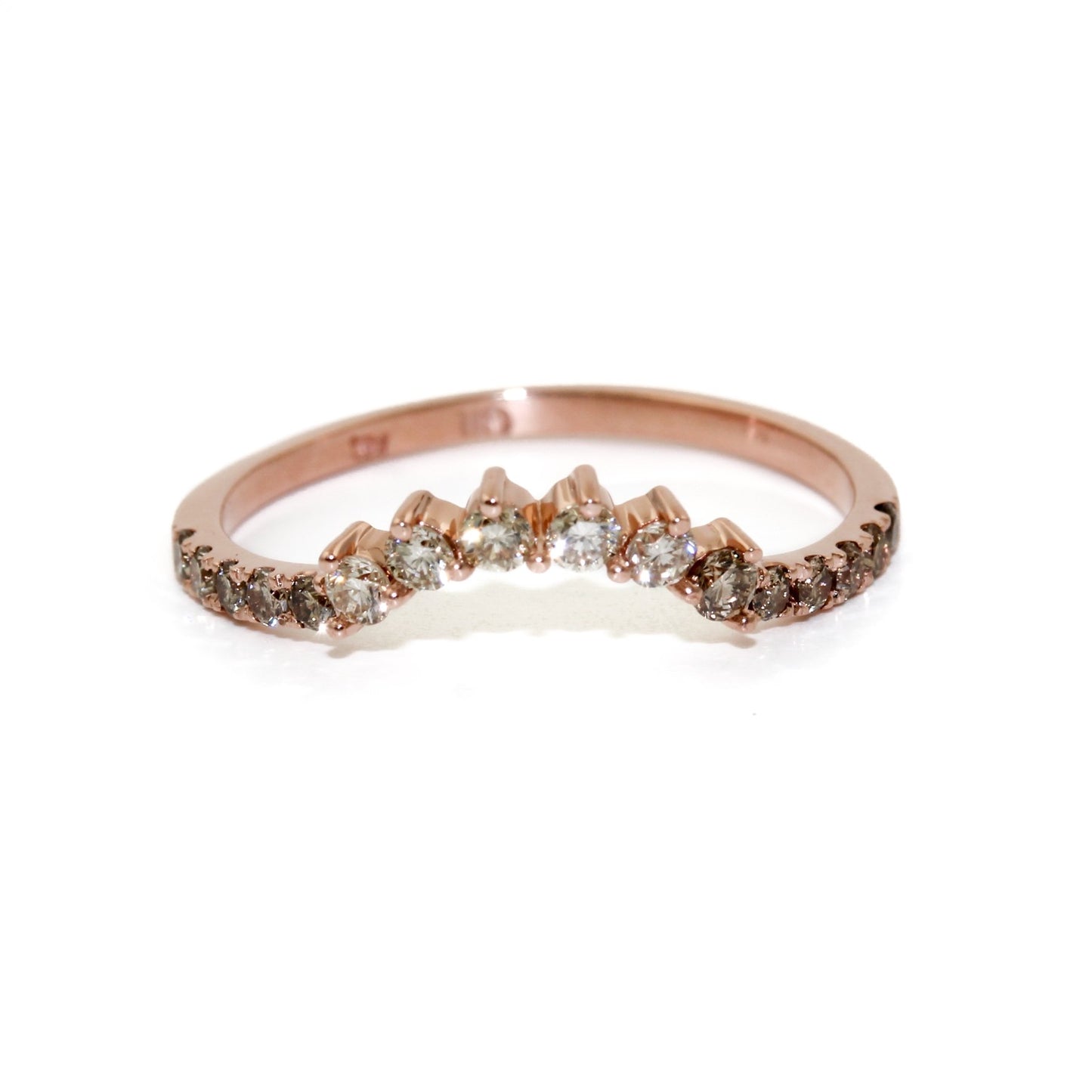Rose Gold Champagne Diamond Suite - Kingdom Jewelry