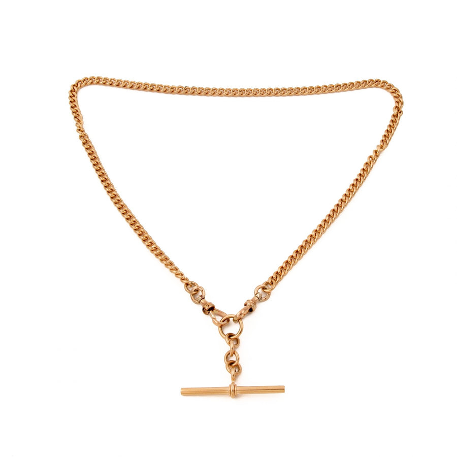 Rose Gold Toggle Lanyard Watch Chain - Kingdom Jewelry