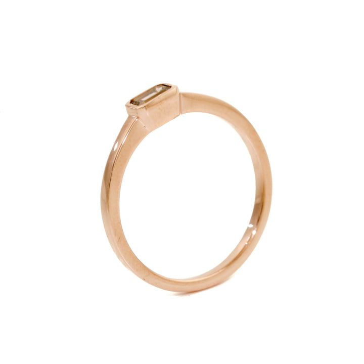 Rosey Champagne Diamond Ring - Kingdom Jewelry