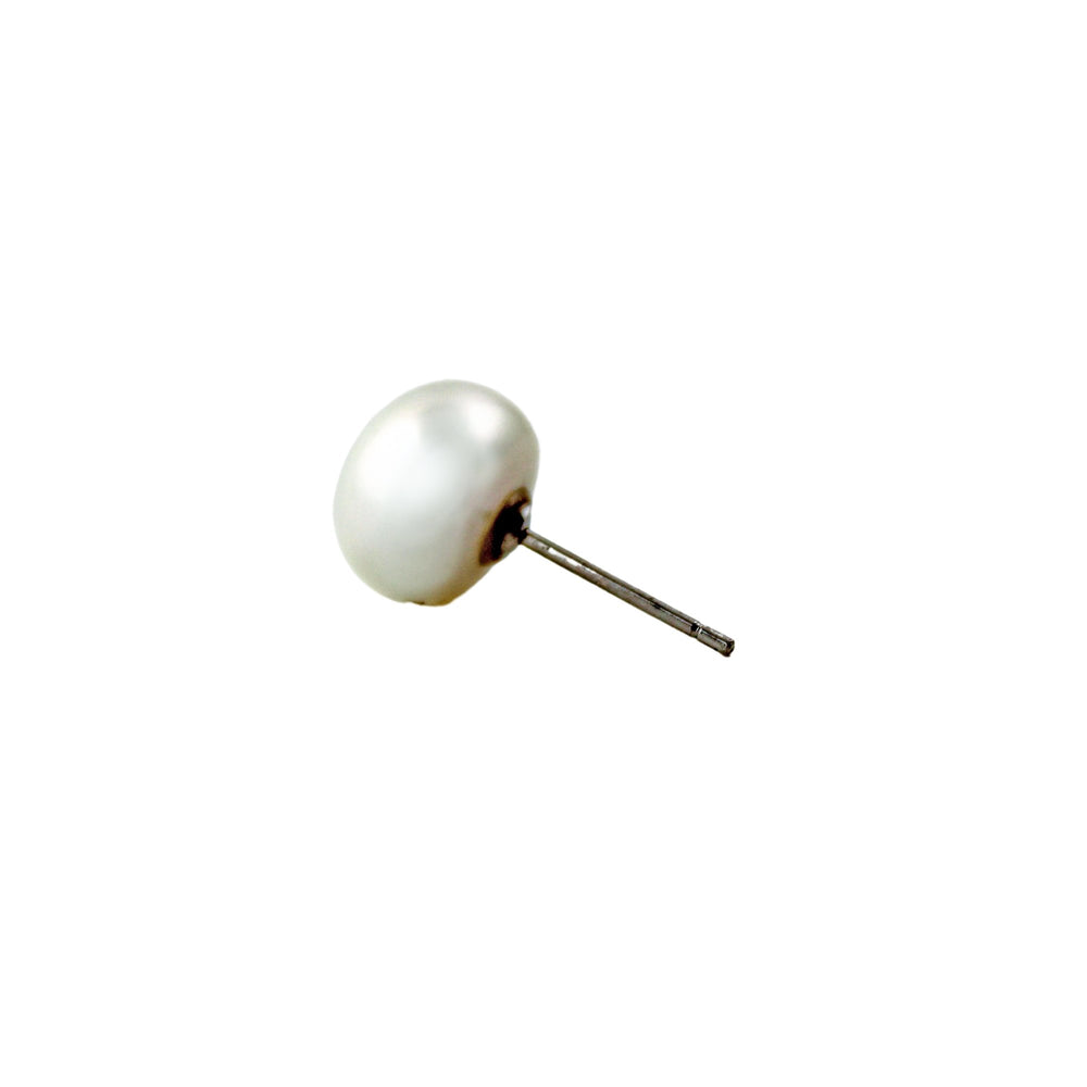 
                      
                        Round Pearl Silver Studs - Kingdom Jewelry
                      
                    