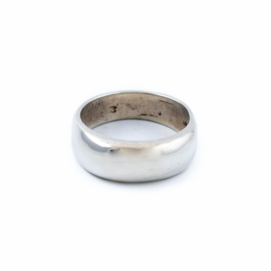 Rounded Square-Cut Silver Ring - Kingdom Jewelry