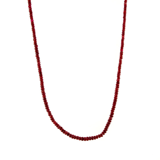 Ruby Beaded Necklace - Kingdom Jewelry