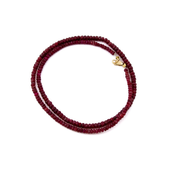 Ruby Beaded Necklace - Kingdom Jewelry