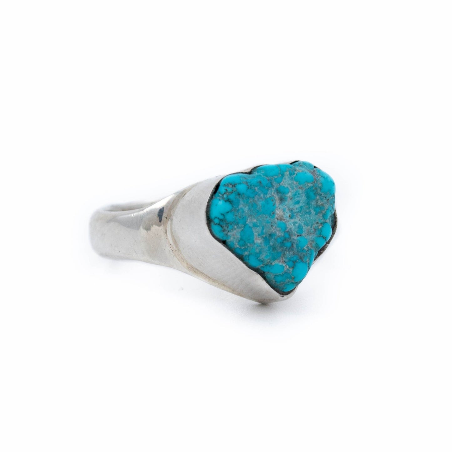 Rugged Turquoise Nugget Ring - Kingdom Jewelry