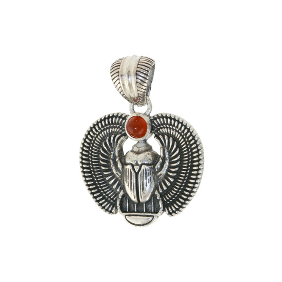 Load image into Gallery viewer, Sacred Scarab x Carnelian - Kingdom Jewelry
