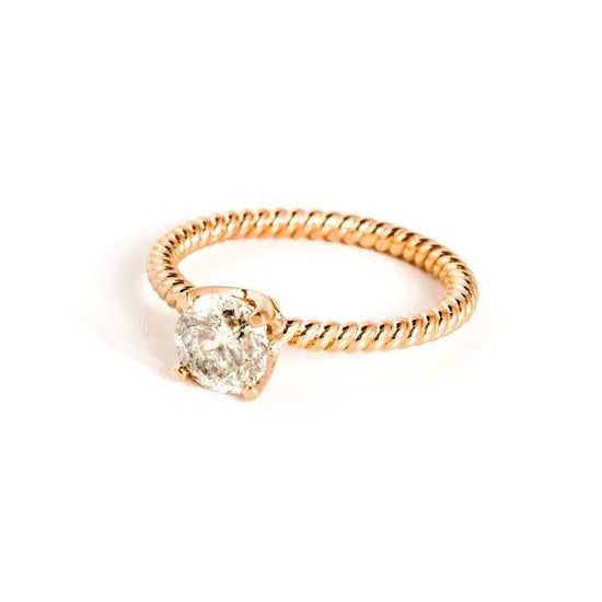 Salt and Peppered Diamond Ring - Kingdom Jewelry