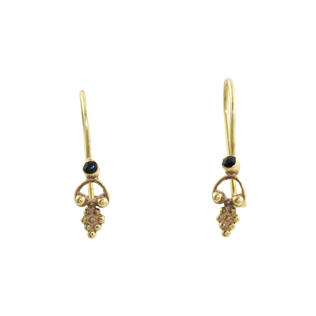 Sapphie Tiny Gold Earrings - Kingdom Jewelry