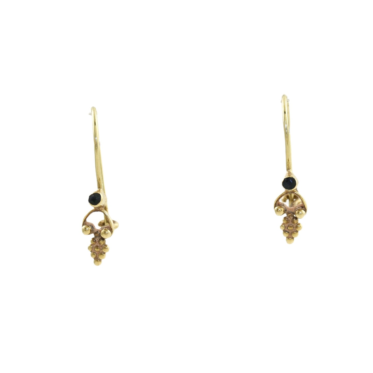 Sapphie Tiny Gold Earrings - Kingdom Jewelry