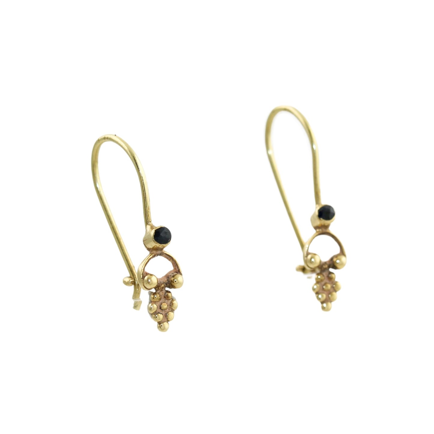 Sapphie Tiny Gold Earrings - Kingdom Jewelry