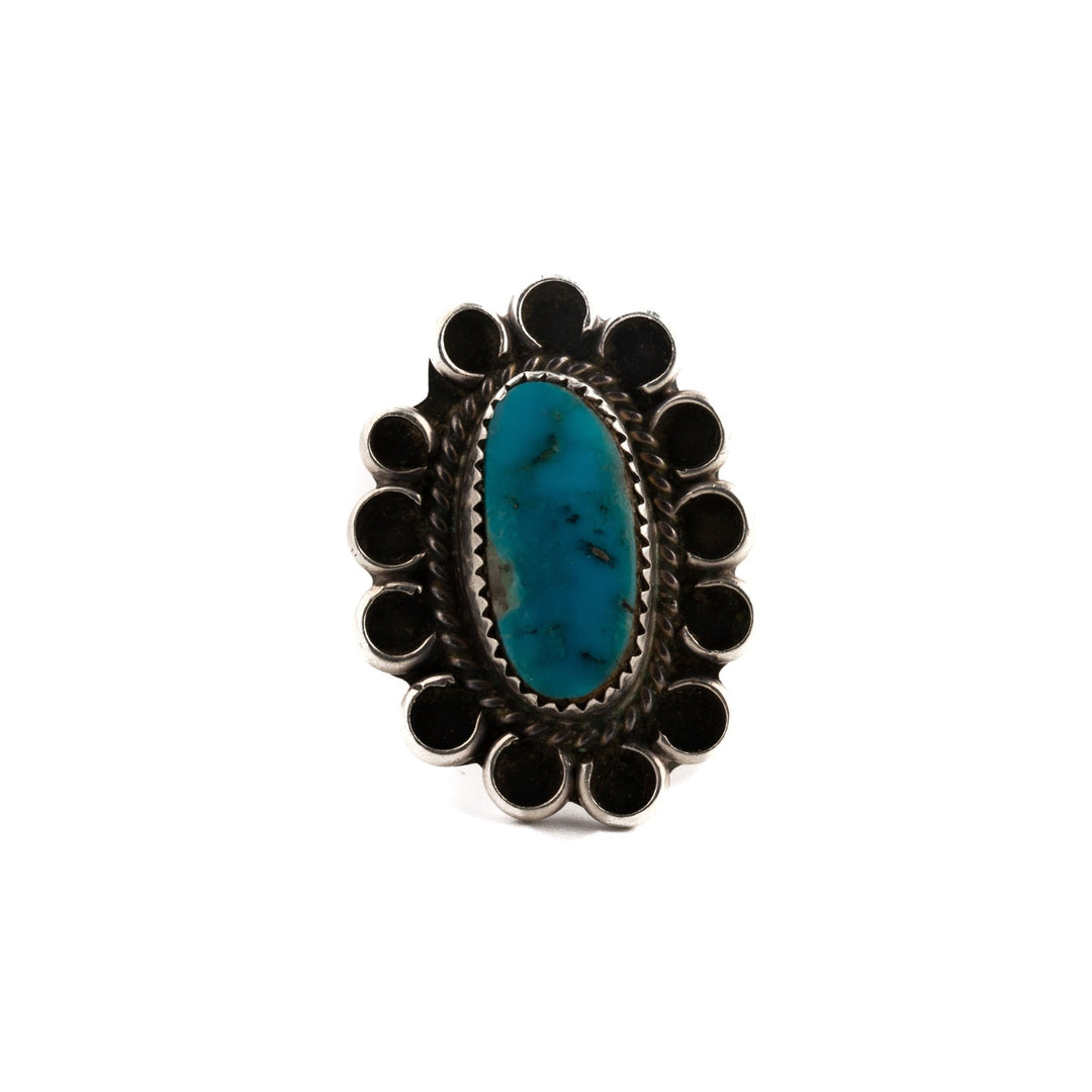 Scalloped 1970s Kingman Ring - Kingdom Jewelry