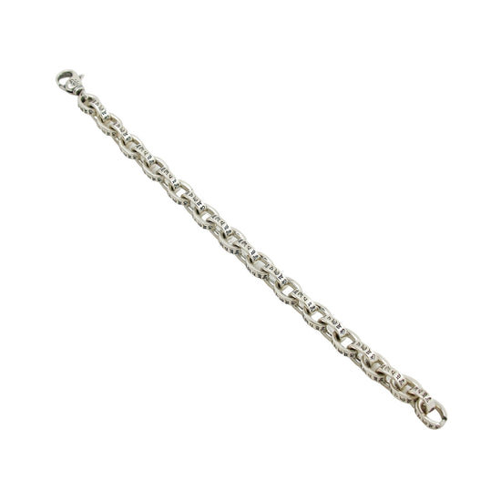 Script Chain Link Bracelet - Kingdom Jewelry