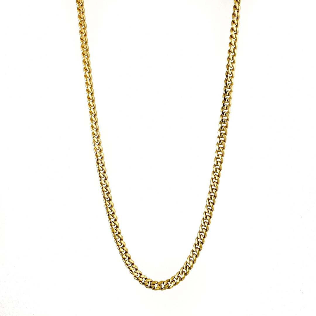 Semi-Hollow Cuban Necklace - Kingdom Jewelry