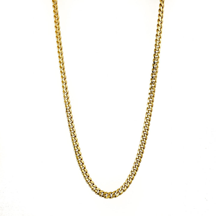 Semi-Hollow Cuban Necklace - Kingdom Jewelry