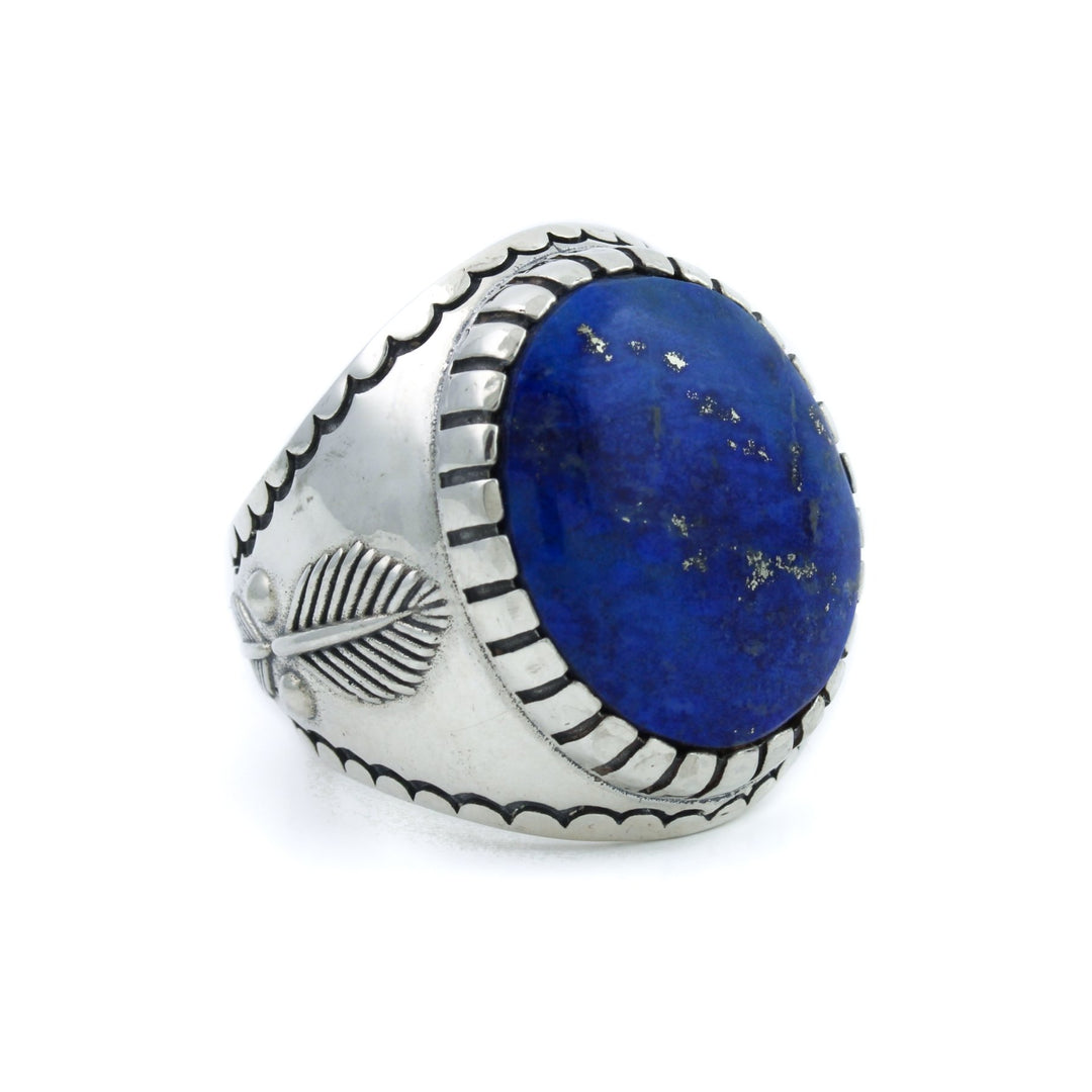 "Shiso" Ring x Pyritic Lapis Lazuli - Kingdom Jewelry