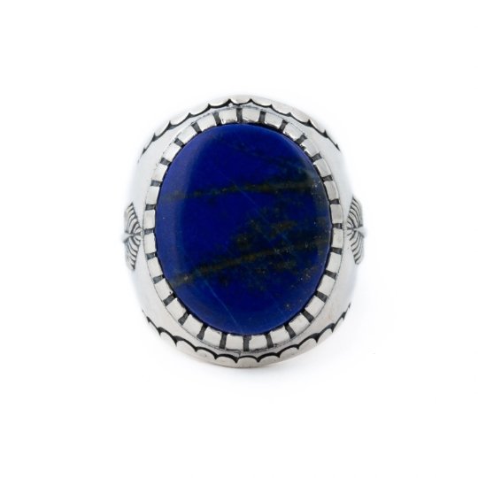 "Shiso" Ring x Pyritic Lapis Lazuli - Kingdom Jewelry