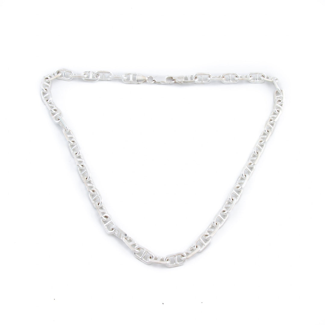 Silver Anchor Chain Necklace - Kingdom Jewelry