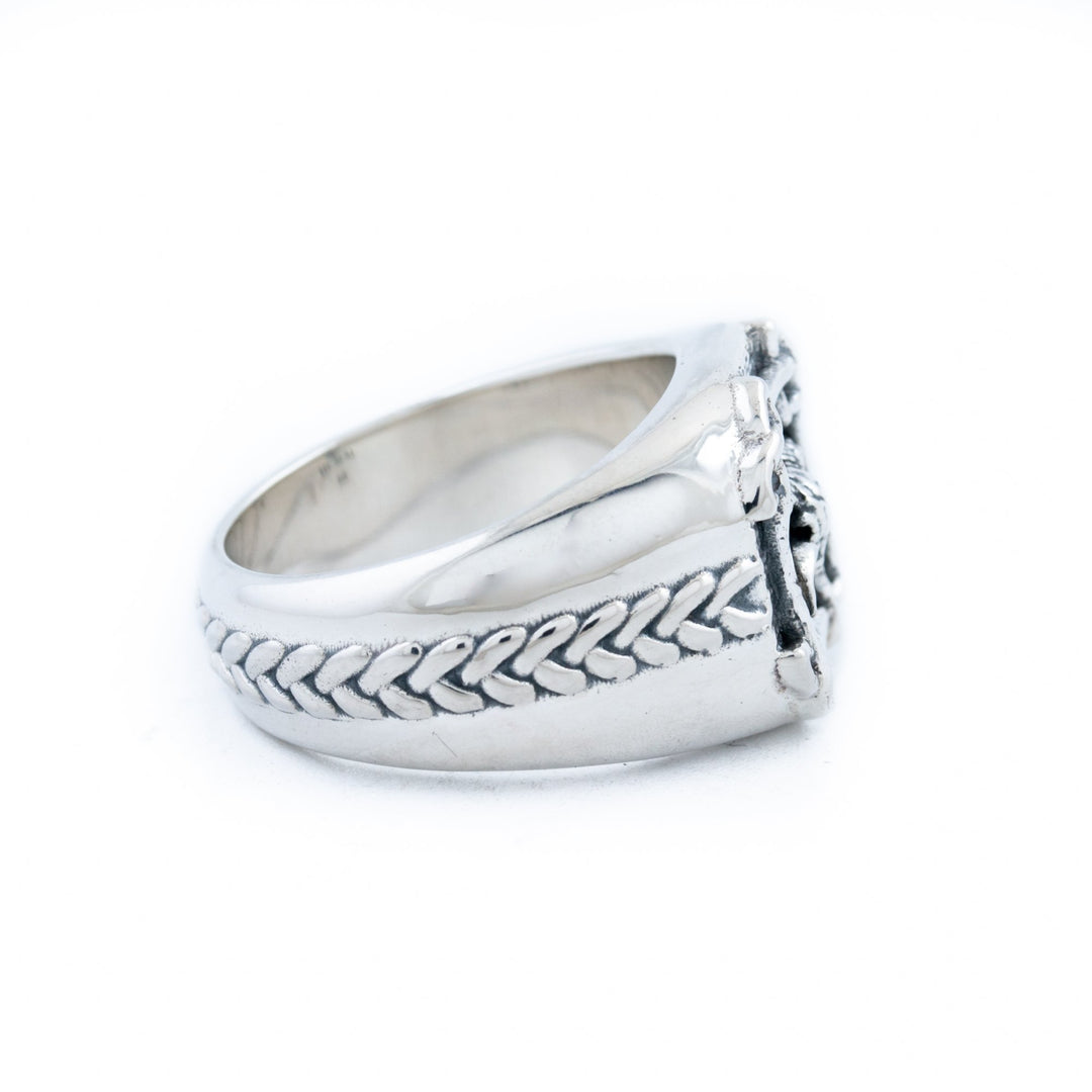 Silver "Celtic Aries" Ring - Kingdom Jewelry