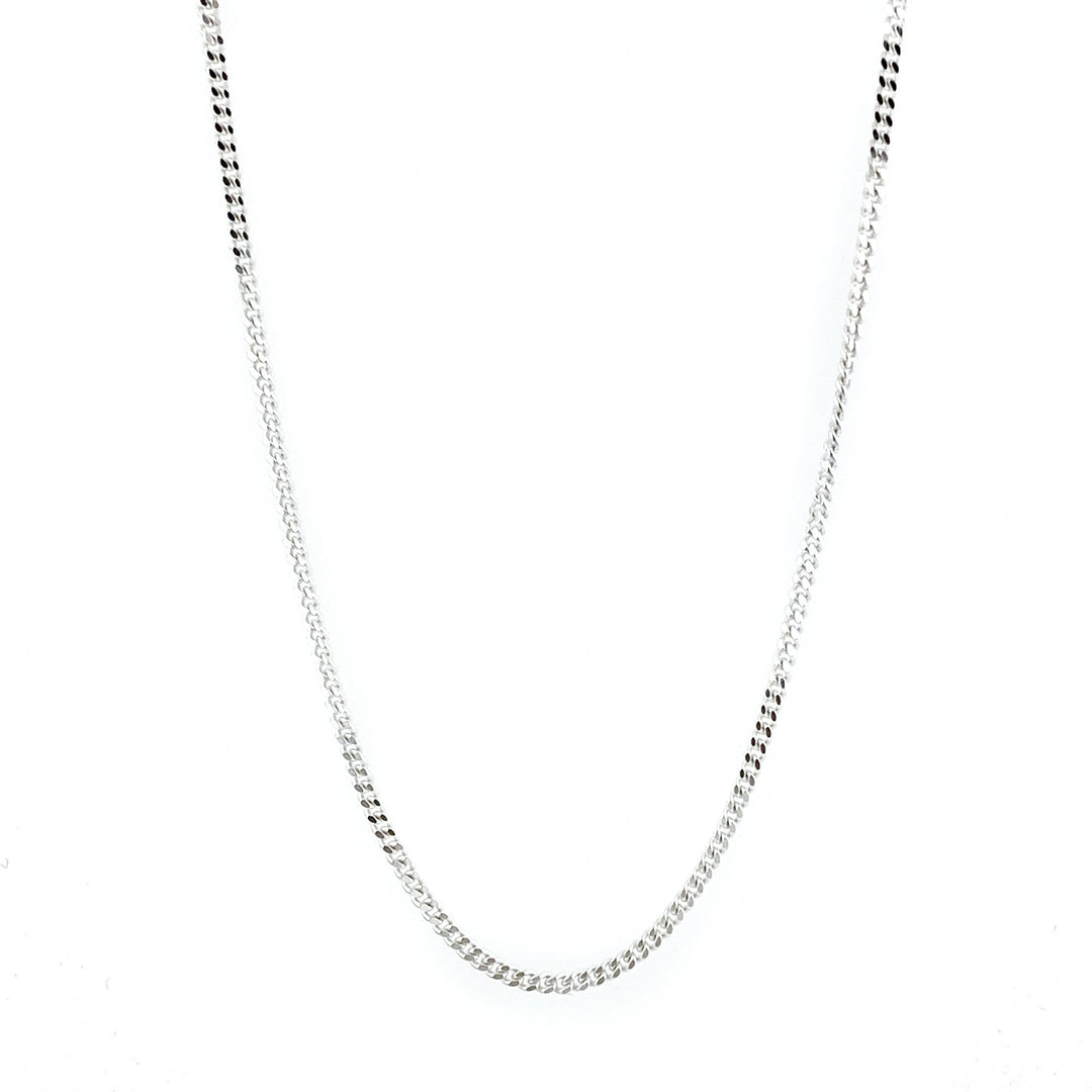 Silver Curb Link Necklace - Kingdom Jewelry