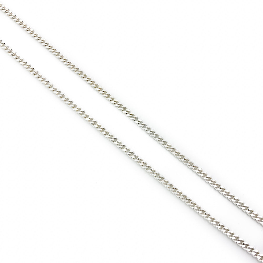 
                      
                        Silver Curb Link Necklace - Kingdom Jewelry
                      
                    