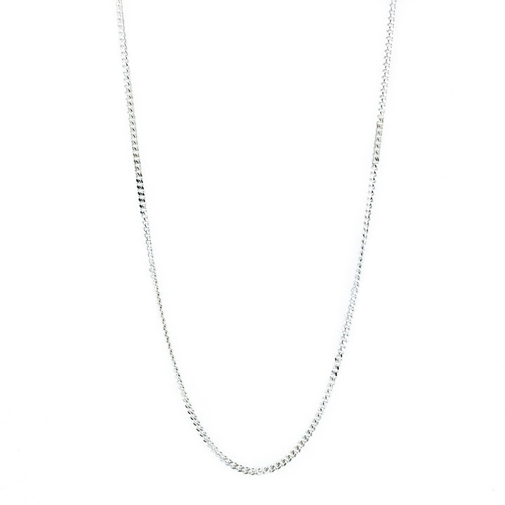 Silver Curb Link Necklace - Kingdom Jewelry