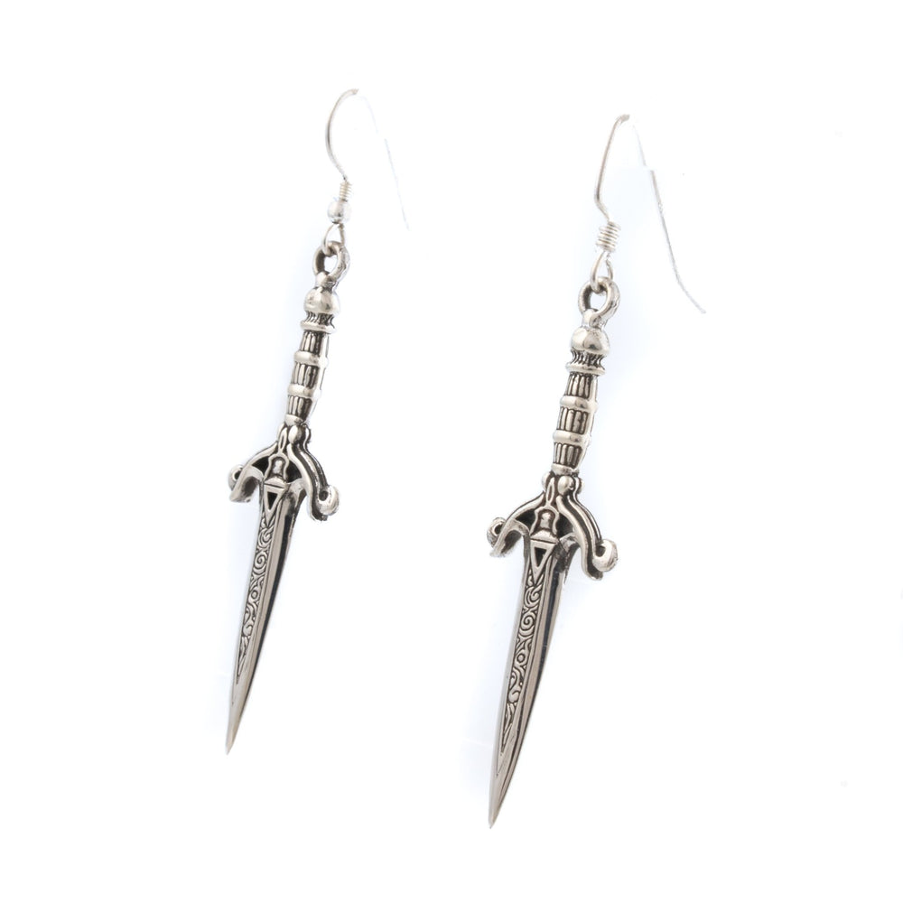 
                      
                        Silver Dagger Earrings - Kingdom Jewelry
                      
                    