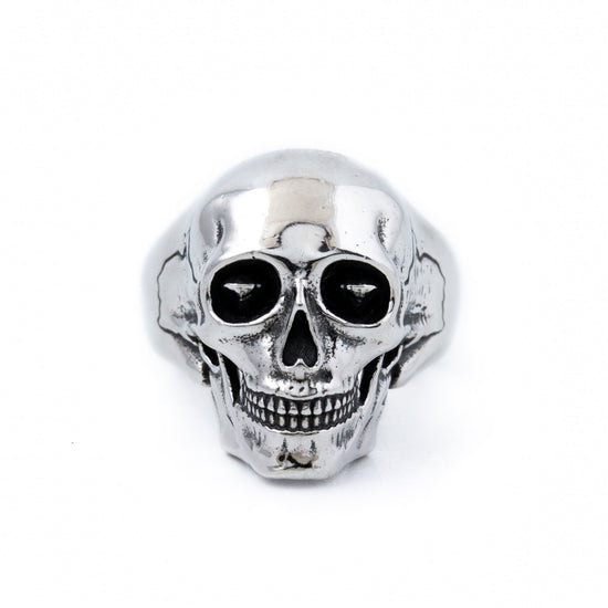 Silver Death Skull Ring - Kingdom Jewelry