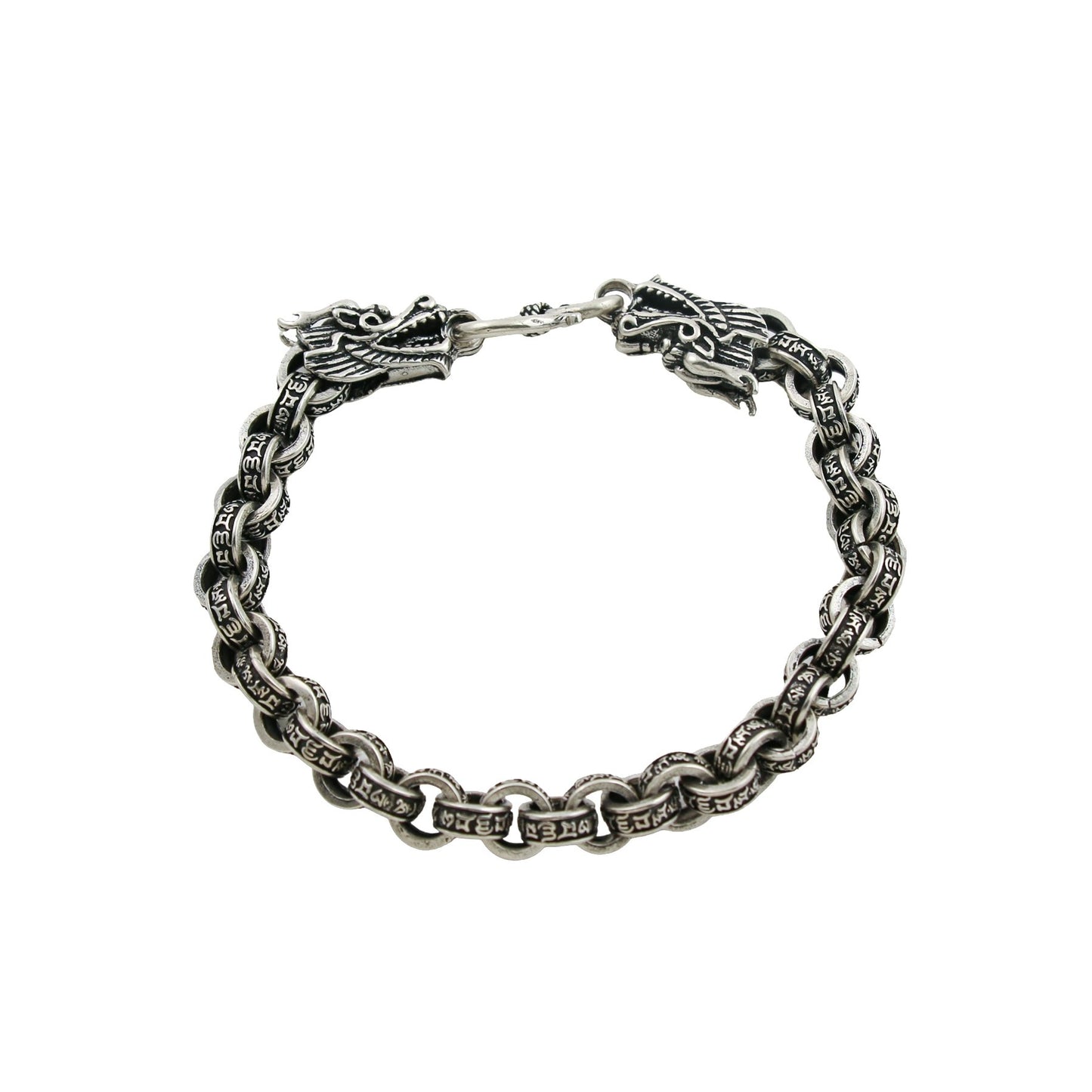 Silver Dragon Bracelet - Kingdom Jewelry