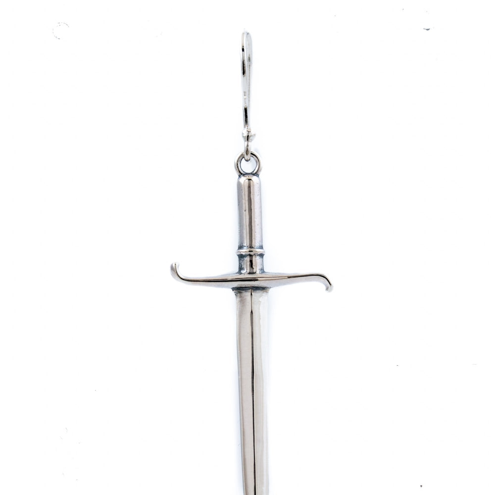 
                      
                        Silver "Estoc" Sword Earrings - Kingdom Jewelry
                      
                    