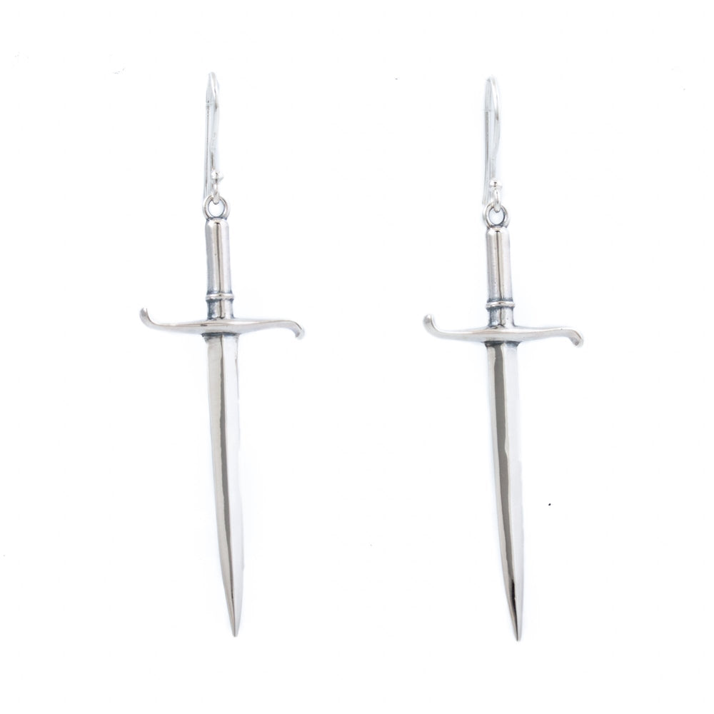 
                      
                        Silver "Estoc" Sword Earrings - Kingdom Jewelry
                      
                    