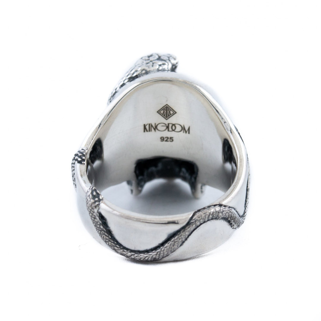 Silver "Jake" Skull Ring - Kingdom Jewelry