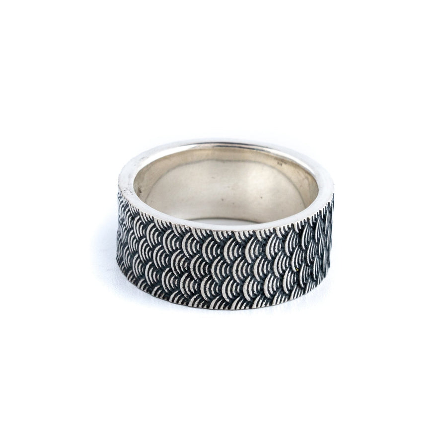 Silver Kappa Band - Kingdom Jewelry