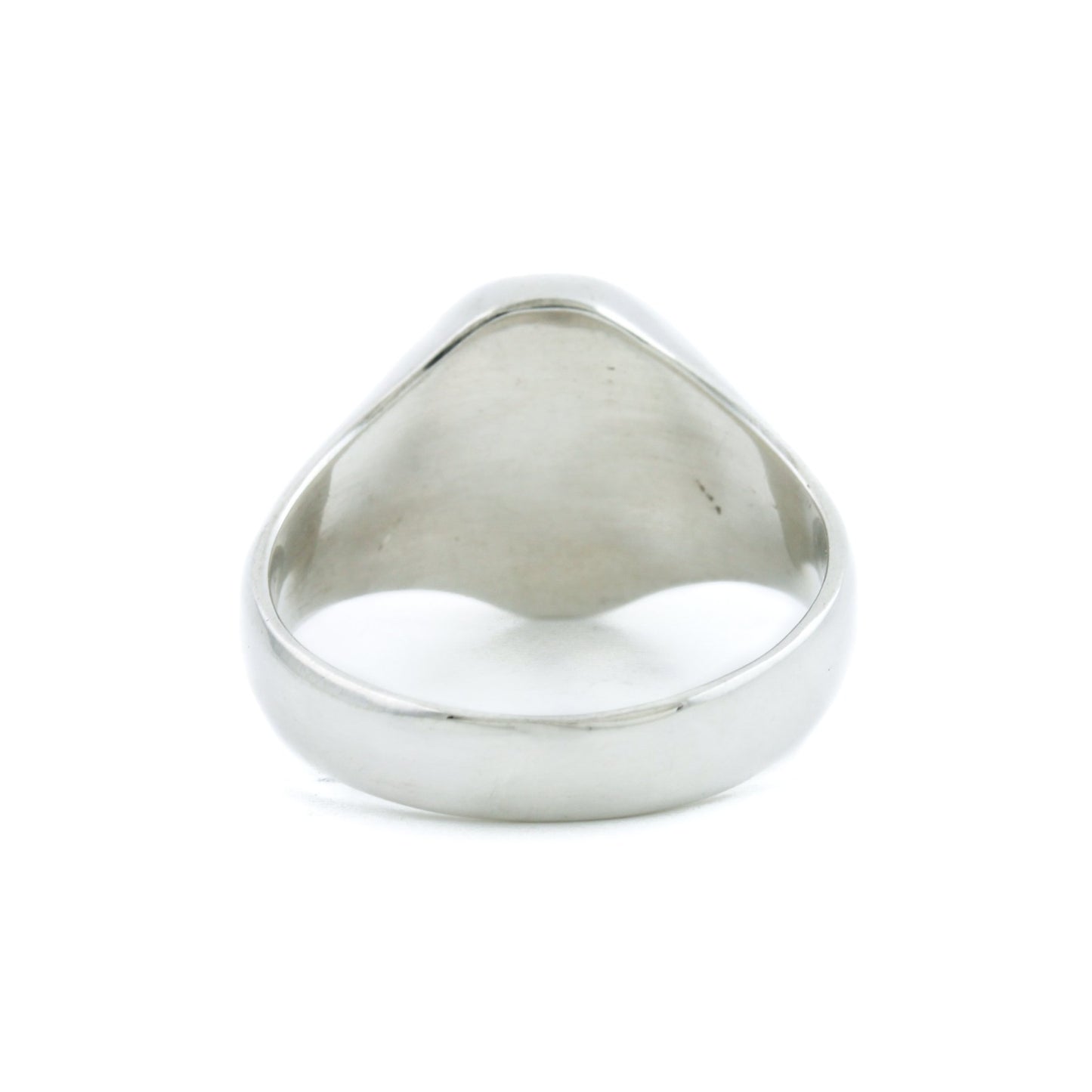 Silver "Moon" Wax Seal Crest Signet Ring - Kingdom Jewelry