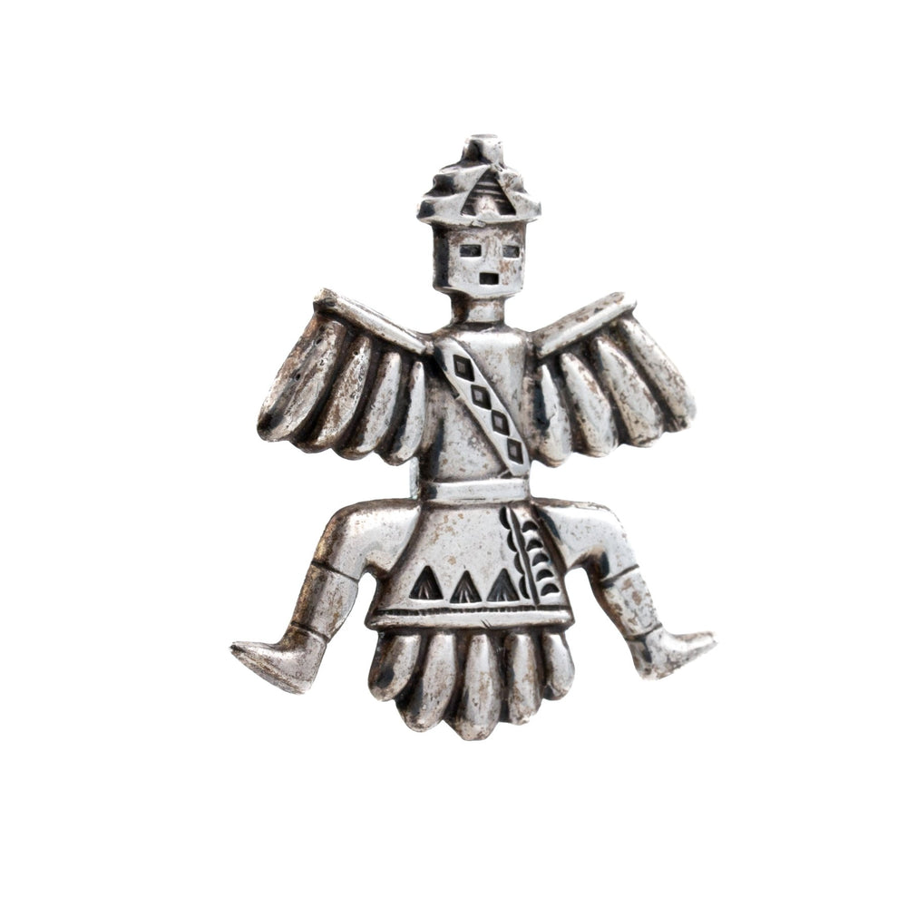 
                      
                        Silver Navajo Knifewing Pin - Kingdom Jewelry
                      
                    