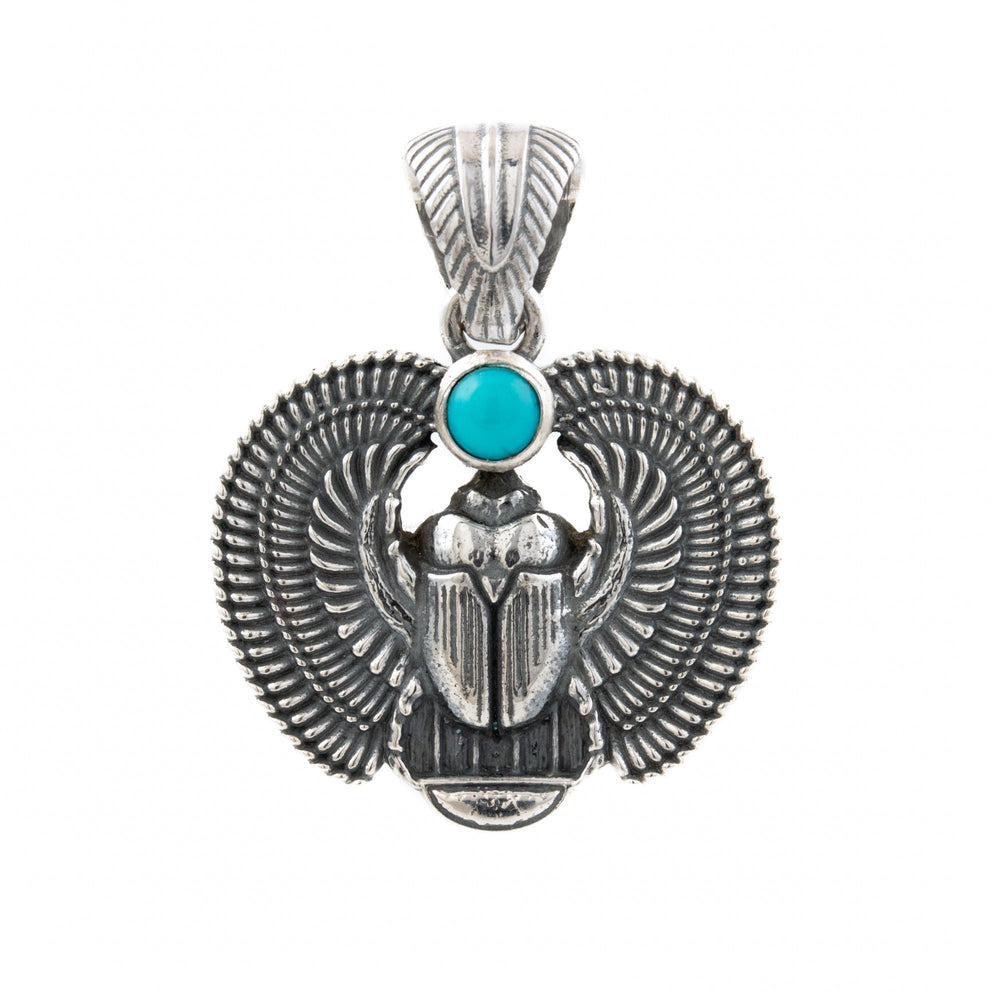 
                      
                        Silver "Sacred Scarab" Pendant - Kingdom Jewelry
                      
                    