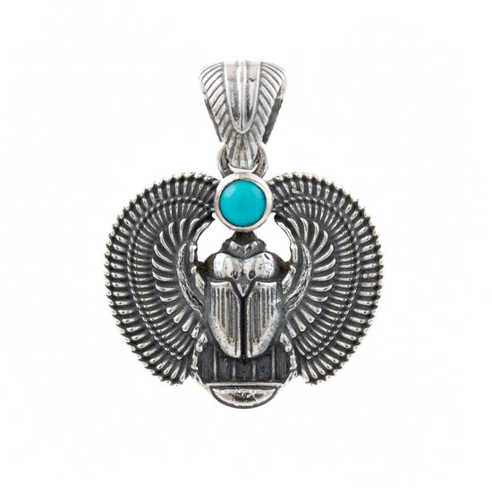 Silver "Sacred Scarab" Pendant - Kingdom Jewelry