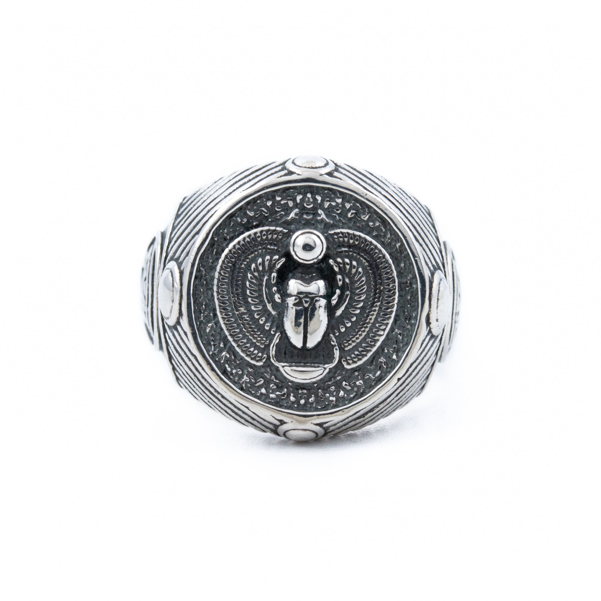 Scarab on sale signet ring