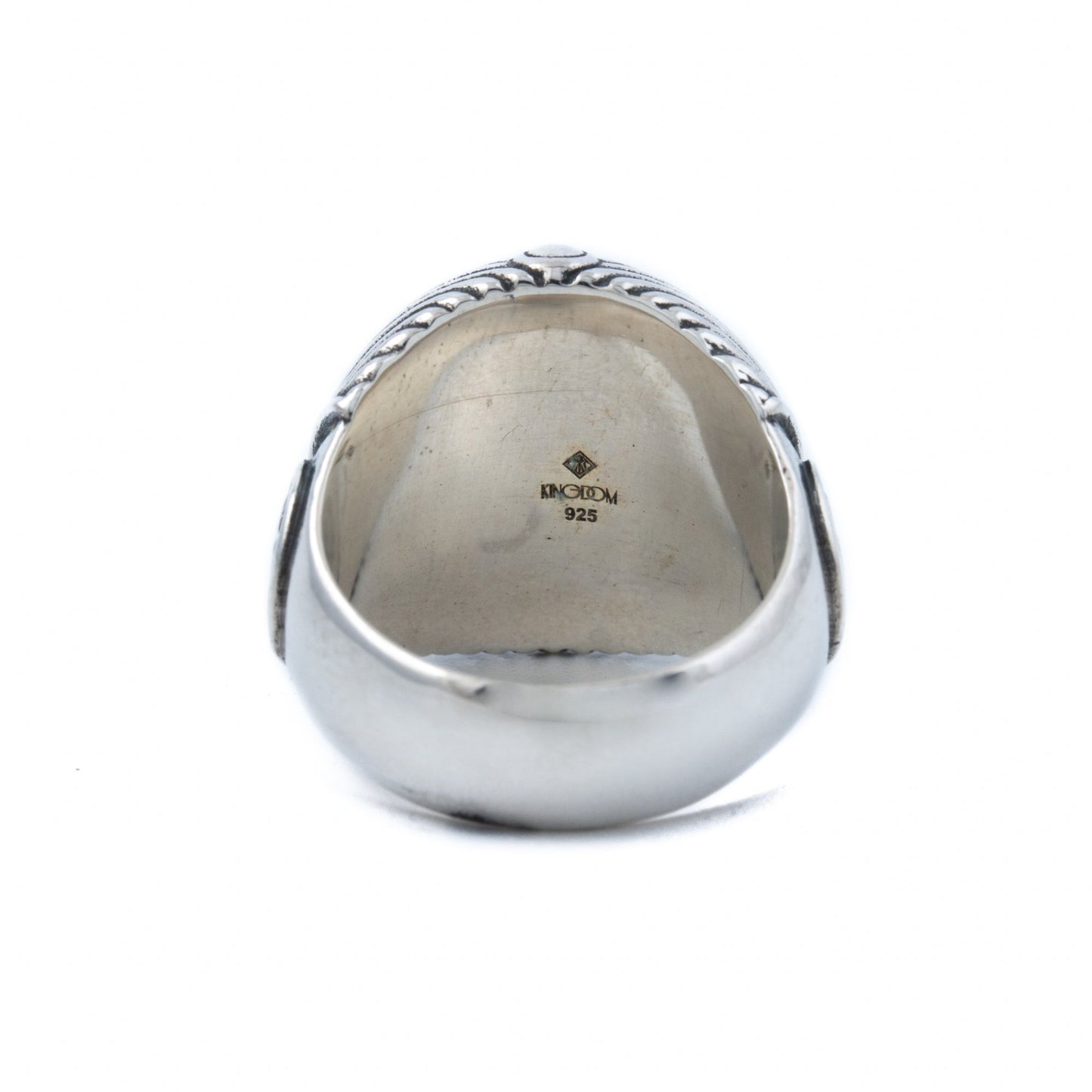 Silver Scarab Signet Ring - Kingdom Jewelry