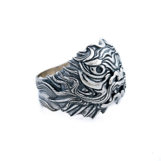 Silver "ShenLong" Dragon Ring - Kingdom Jewelry