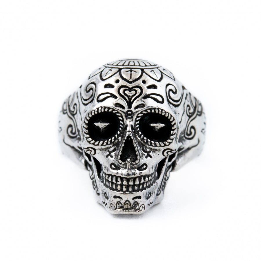 Silver "Sugarman" Skull Ring - Kingdom Jewelry