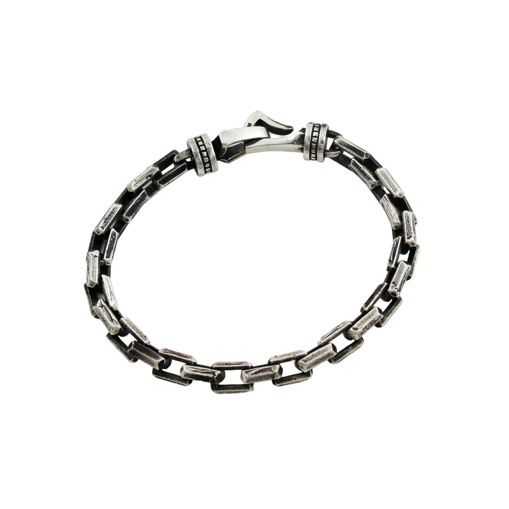 
                      
                        Silver Textured Link Bracelet - Kingdom Jewelry
                      
                    