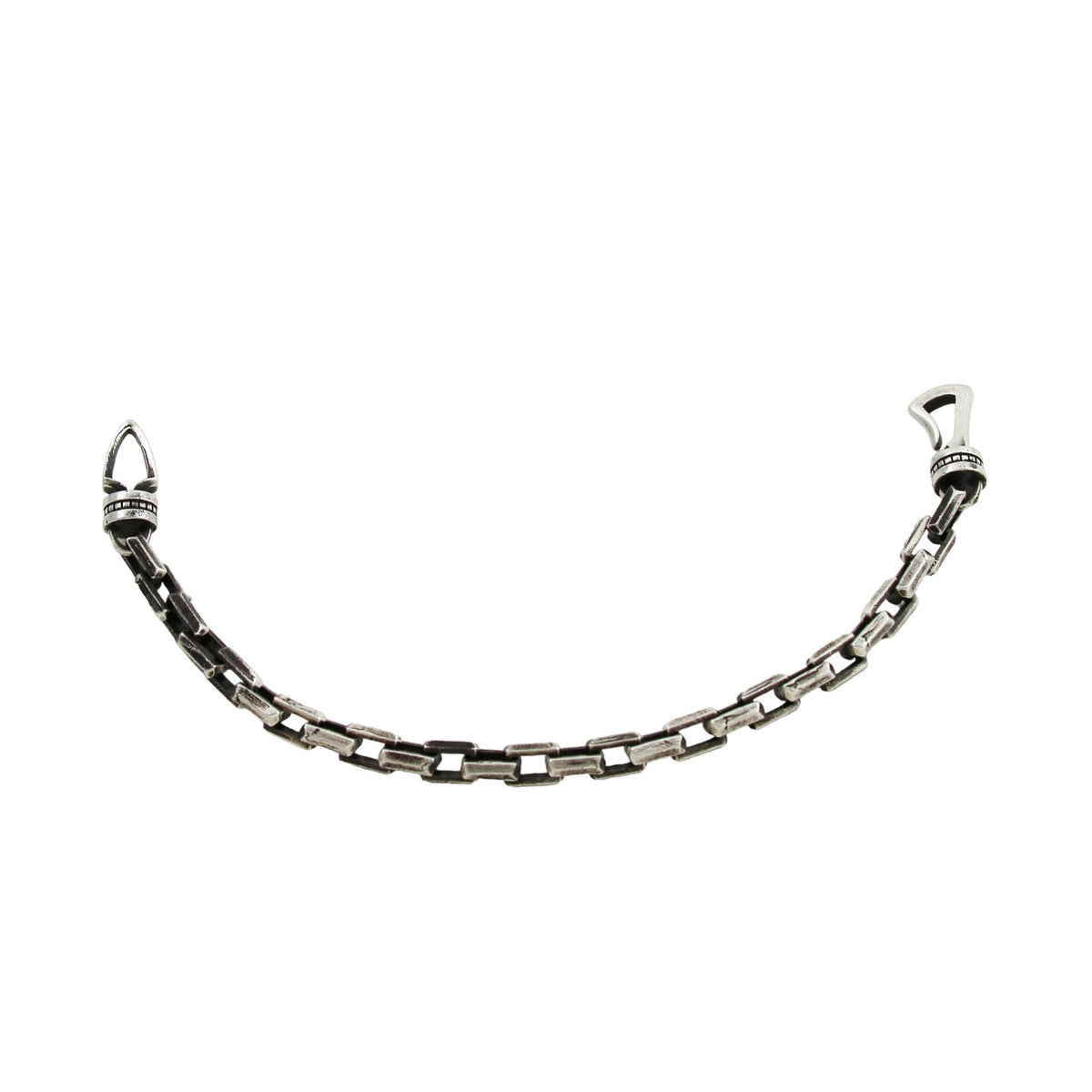 Silver Textured Link Bracelet - Kingdom Jewelry